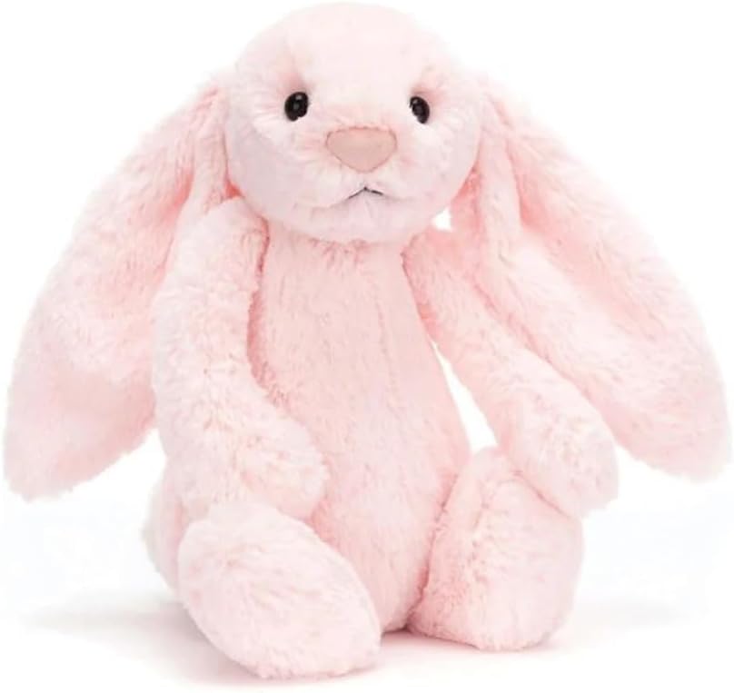Jellycat Bashful Pink Bunny Medium - L: 9cm x W: 12cm x H: 31cm
