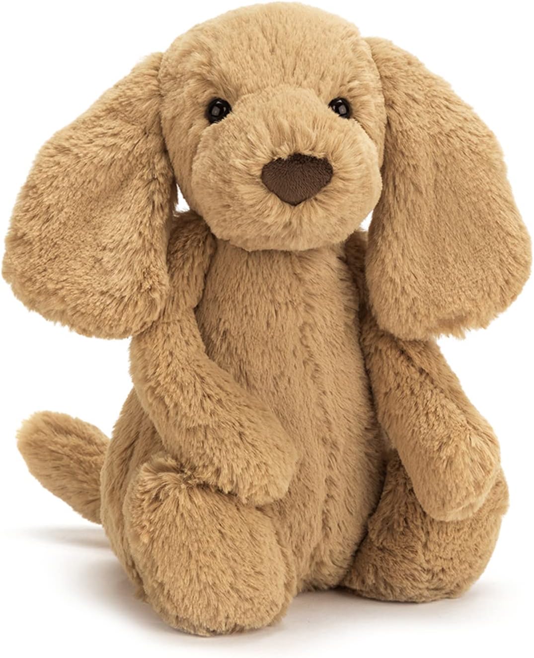 Jellycat Bashful Toffee Puppy Stuffed Animal, Medium 12 inches - Dogs and Puppies Plush Toy - Classic Children's Gift