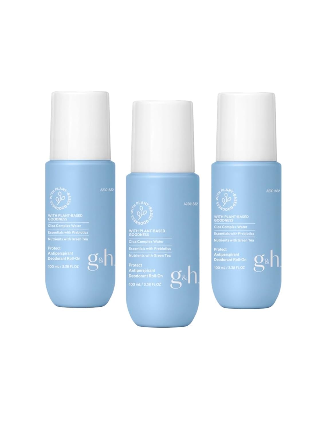 3 x G&H Protect + Deodorant & Anti-Perspirant Roll-on 100 ml (New Package)