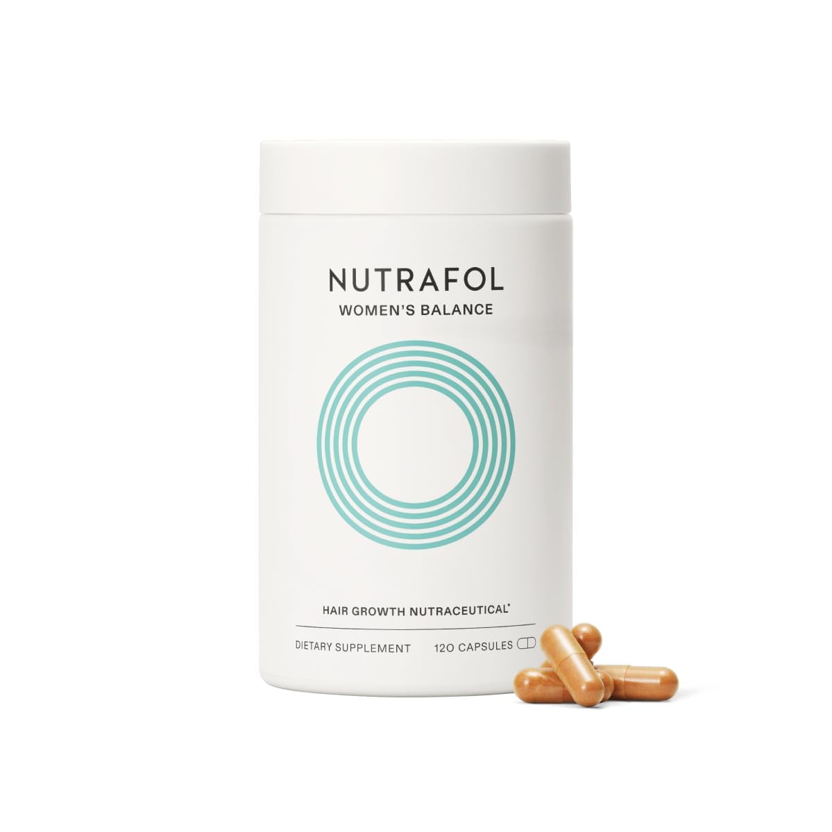 Nutrafol Women’s Balance Hair Growth Supplements, Ages 45 and Up, Clinically Proven for Visibly Thicker Hair and Scalp Coverage, Dermatologist Recommended – 1 Month Supply