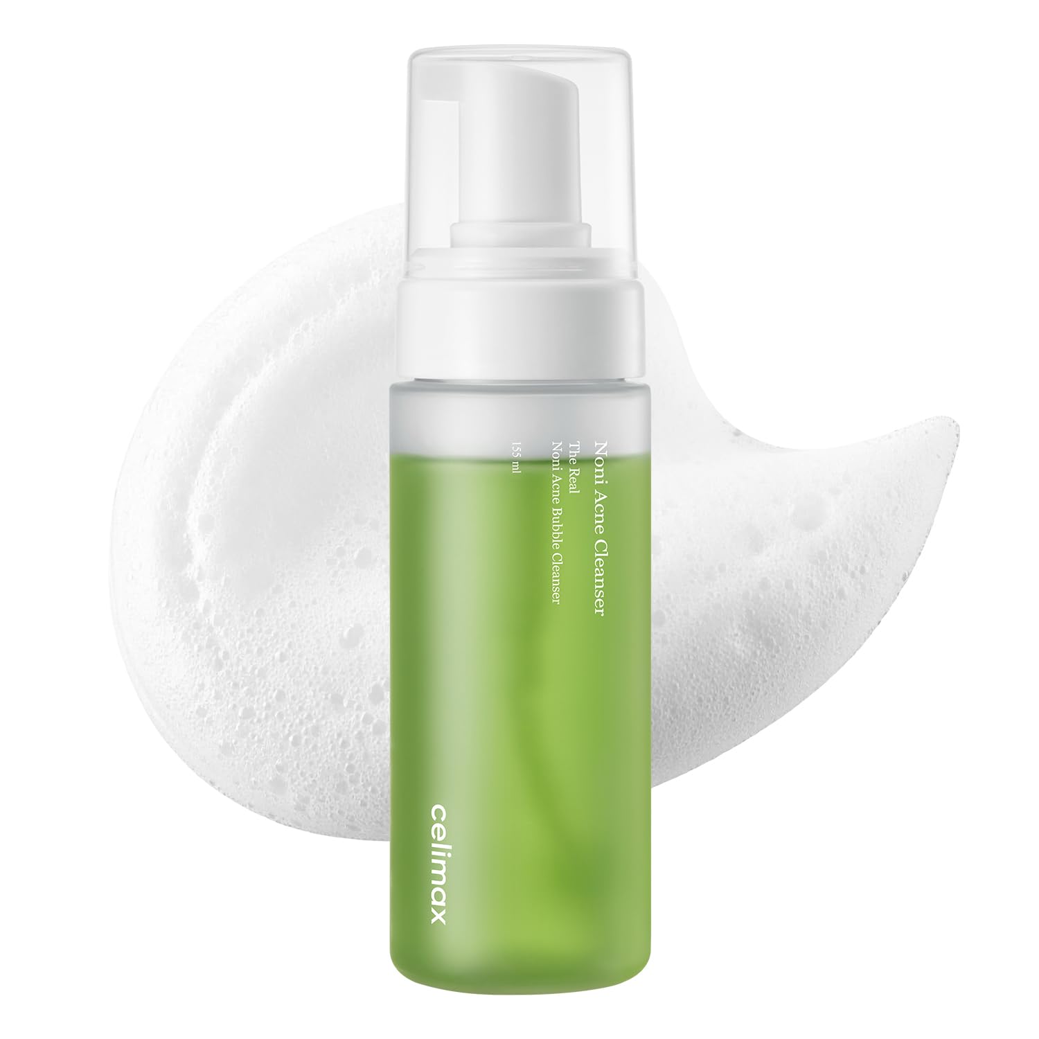 celimax Noni Bubble Cleanser, 5.24 fl.oz | Mild Face Wash for Sensitive to Oily Dry Combination Skin Calming, Soothing, Exfoliating Acne Face Wash, Korean Skin Care