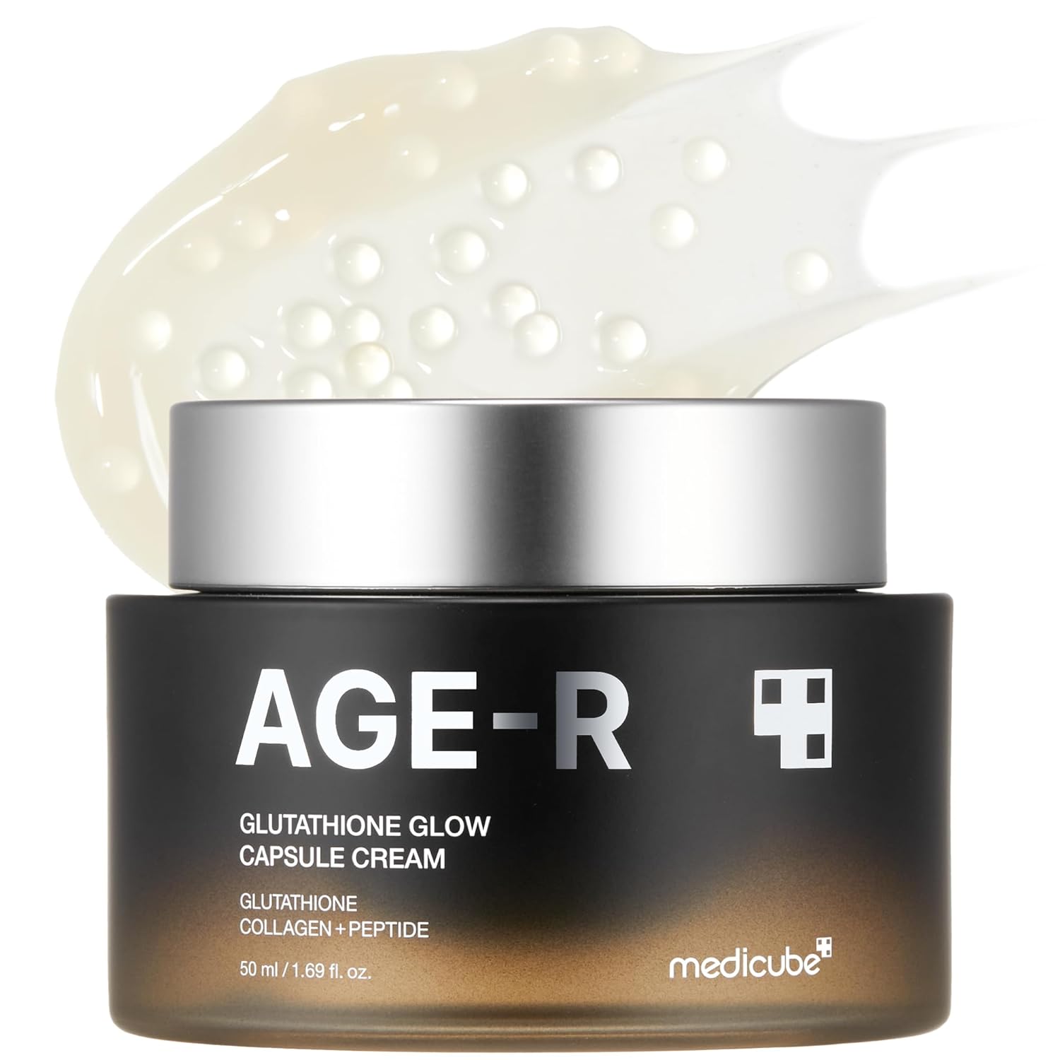 medicube AGE-R Glutathione Glow Capsule Facial Cream - Instant Lifting Moisturizer - Collagen Peptide For Hydrating Glow - Improve Blemishes, Uneven Skin...